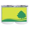10 oz. White Stainless Steel Short Tumbler Thumbnail