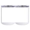 10 oz. White Stainless Steel Short Tumbler Thumbnail