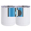 10 oz. White Stainless Steel Short Tumbler Thumbnail