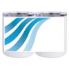 10 oz. White Stainless Steel Short Tumbler Thumbnail