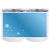10 oz. White Stainless Steel Short Tumbler Thumbnail