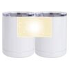 10 oz. White Stainless Steel Short Tumbler Thumbnail