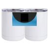 10 oz. White Stainless Steel Short Tumbler Thumbnail