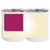 10 oz. White Stainless Steel Short Tumbler Thumbnail