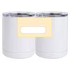 10 oz. White Stainless Steel Short Tumbler Thumbnail
