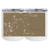 10 oz. White Stainless Steel Short Tumbler Thumbnail