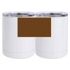 10 oz. White Stainless Steel Short Tumbler Thumbnail