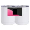 10 oz. White Stainless Steel Short Tumbler Thumbnail