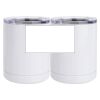 10 oz. White Stainless Steel Short Tumbler Thumbnail