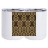 10 oz. White Stainless Steel Short Tumbler Thumbnail
