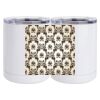 10 oz. White Stainless Steel Short Tumbler Thumbnail