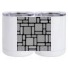 10 oz. White Stainless Steel Short Tumbler Thumbnail