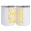 10 oz. White Stainless Steel Short Tumbler Thumbnail