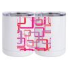 10 oz. White Stainless Steel Short Tumbler Thumbnail