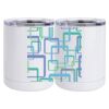 10 oz. White Stainless Steel Short Tumbler Thumbnail
