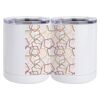 10 oz. White Stainless Steel Short Tumbler Thumbnail