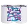 10 oz. White Stainless Steel Short Tumbler Thumbnail