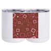 10 oz. White Stainless Steel Short Tumbler Thumbnail