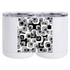 10 oz. White Stainless Steel Short Tumbler Thumbnail