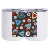 10 oz. White Stainless Steel Short Tumbler Thumbnail