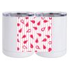 10 oz. White Stainless Steel Short Tumbler Thumbnail