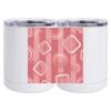 10 oz. White Stainless Steel Short Tumbler Thumbnail