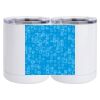 10 oz. White Stainless Steel Short Tumbler Thumbnail