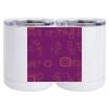 10 oz. White Stainless Steel Short Tumbler Thumbnail