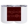 10 oz. White Stainless Steel Short Tumbler Thumbnail