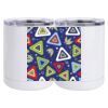 10 oz. White Stainless Steel Short Tumbler Thumbnail