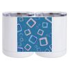 10 oz. White Stainless Steel Short Tumbler Thumbnail