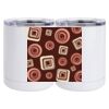 10 oz. White Stainless Steel Short Tumbler Thumbnail