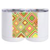 10 oz. White Stainless Steel Short Tumbler Thumbnail