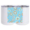 10 oz. White Stainless Steel Short Tumbler Thumbnail