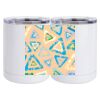 10 oz. White Stainless Steel Short Tumbler Thumbnail