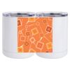 10 oz. White Stainless Steel Short Tumbler Thumbnail