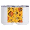 10 oz. White Stainless Steel Short Tumbler Thumbnail