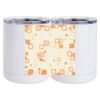 10 oz. White Stainless Steel Short Tumbler Thumbnail