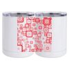 10 oz. White Stainless Steel Short Tumbler Thumbnail