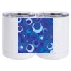 10 oz. White Stainless Steel Short Tumbler Thumbnail