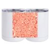 10 oz. White Stainless Steel Short Tumbler Thumbnail