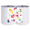 10 oz. White Stainless Steel Short Tumbler Thumbnail