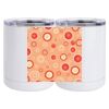 10 oz. White Stainless Steel Short Tumbler Thumbnail