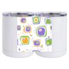 10 oz. White Stainless Steel Short Tumbler Thumbnail