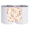 10 oz. White Stainless Steel Short Tumbler Thumbnail