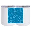 10 oz. White Stainless Steel Short Tumbler Thumbnail