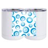 10 oz. White Stainless Steel Short Tumbler Thumbnail