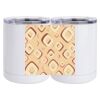 10 oz. White Stainless Steel Short Tumbler Thumbnail