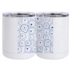 10 oz. White Stainless Steel Short Tumbler Thumbnail