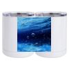 10 oz. White Stainless Steel Short Tumbler Thumbnail
